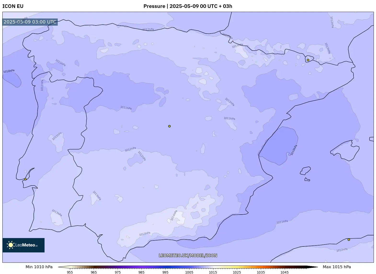 ICON - Spain, Pressure ICON - Spain, Pressure