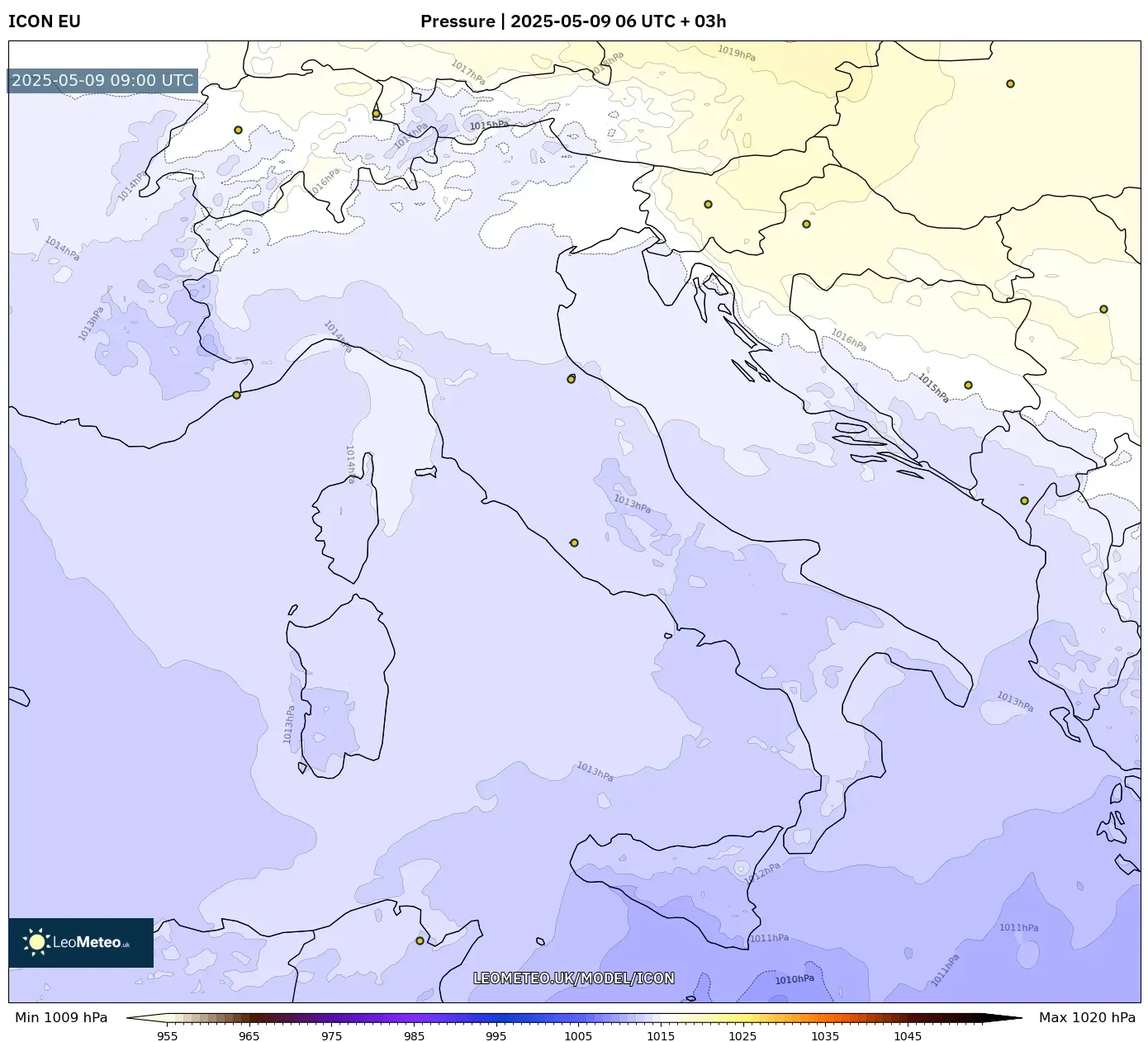 ICON - Italy, Pressure ICON - Italy, Pressure