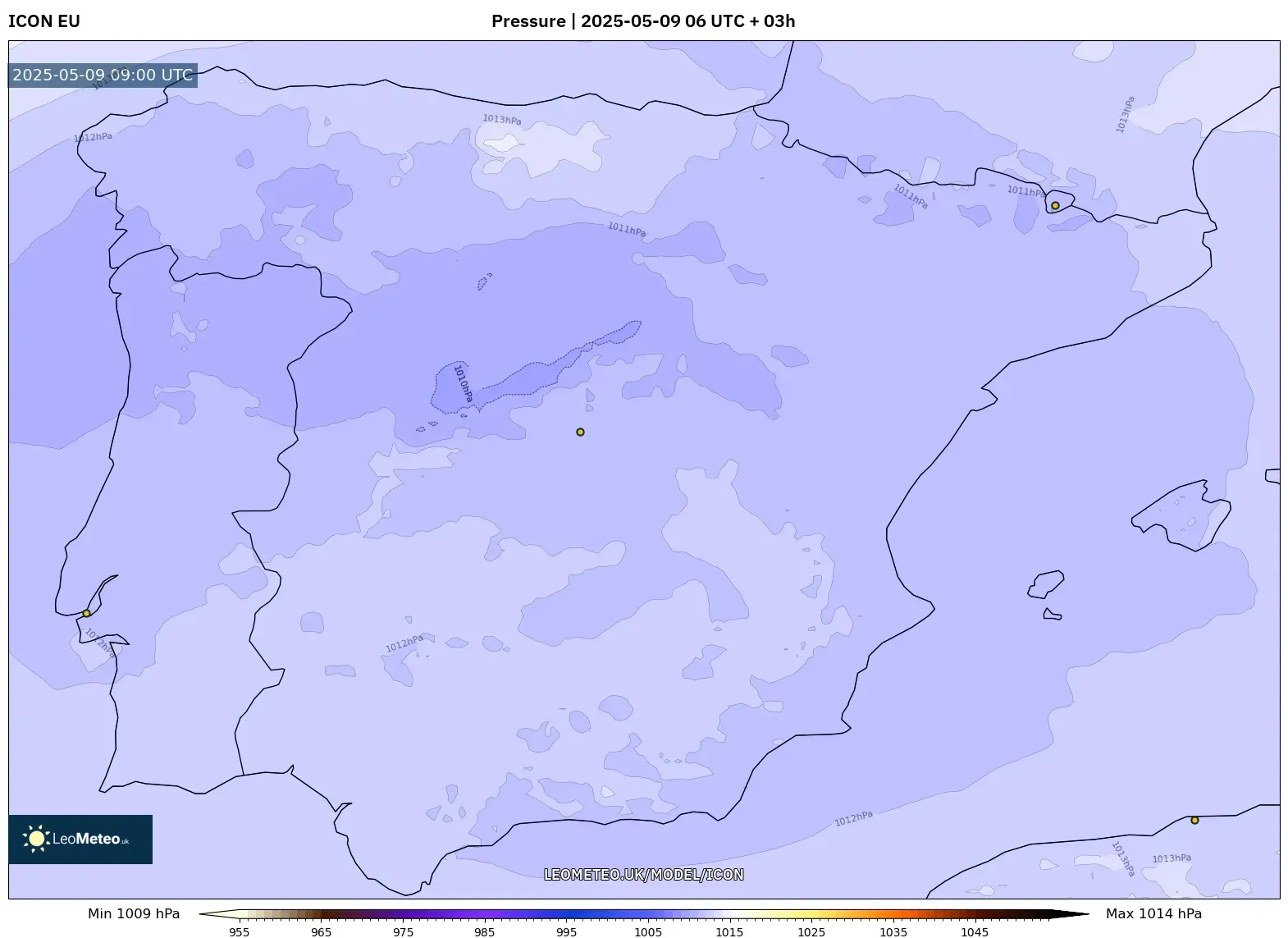 ICON - Spain, Pressure ICON - Spain, Pressure