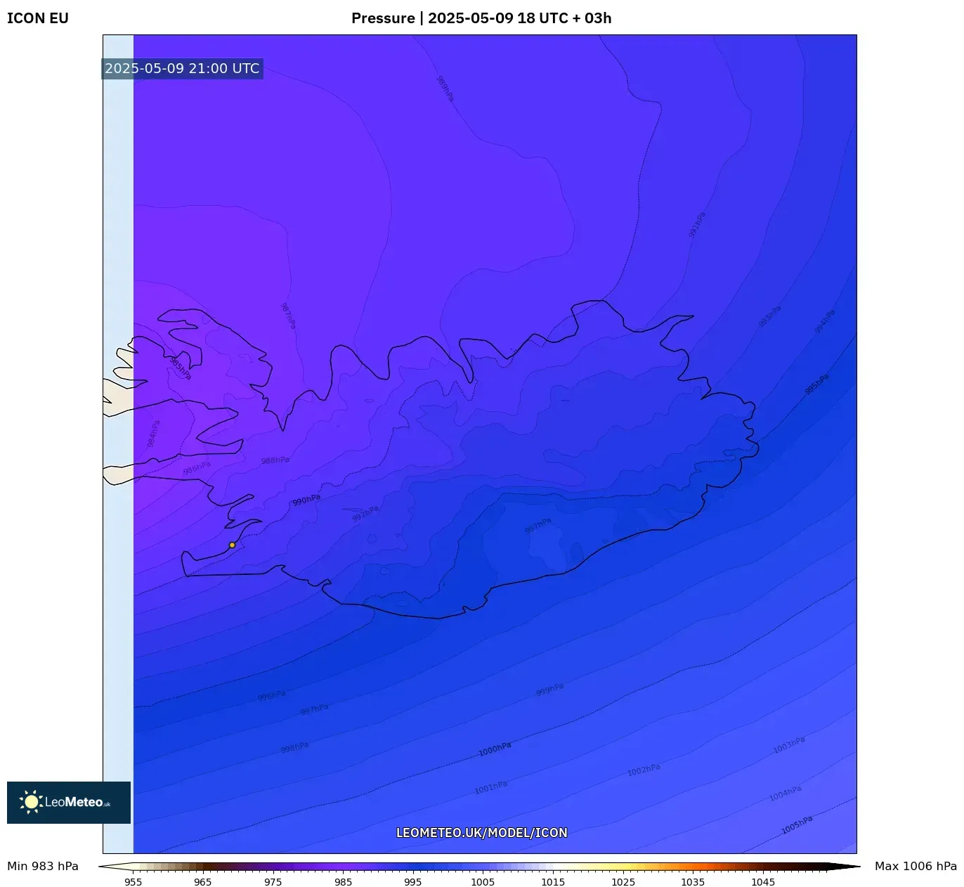 ICON - Iceland, Pressure ICON - Iceland, Pressure