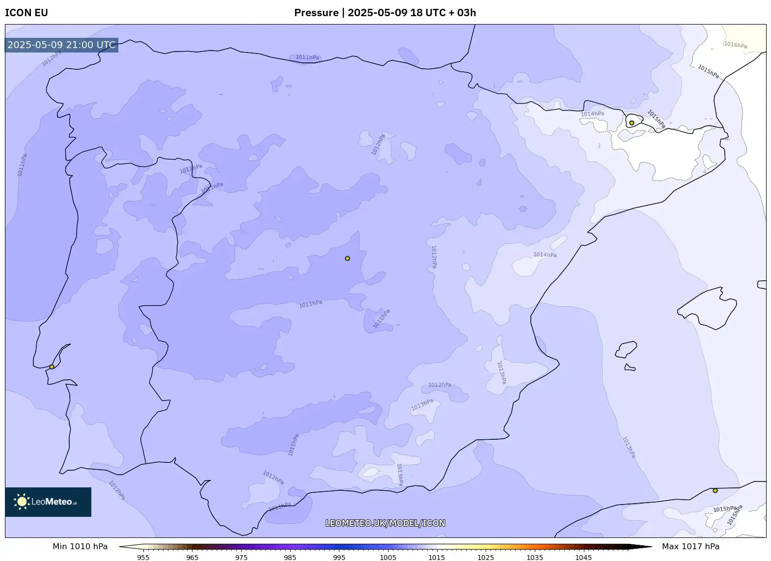 ICON - Spain, Pressure ICON - Spain, Pressure