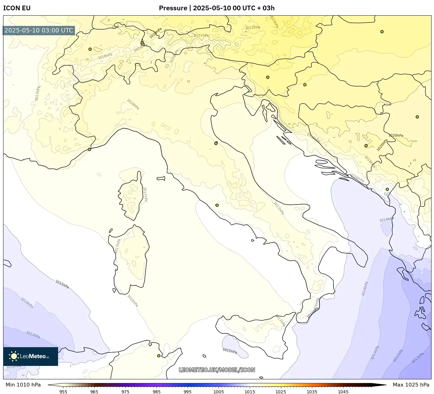 ICON - Italy, Pressure ICON - Italy, Pressure