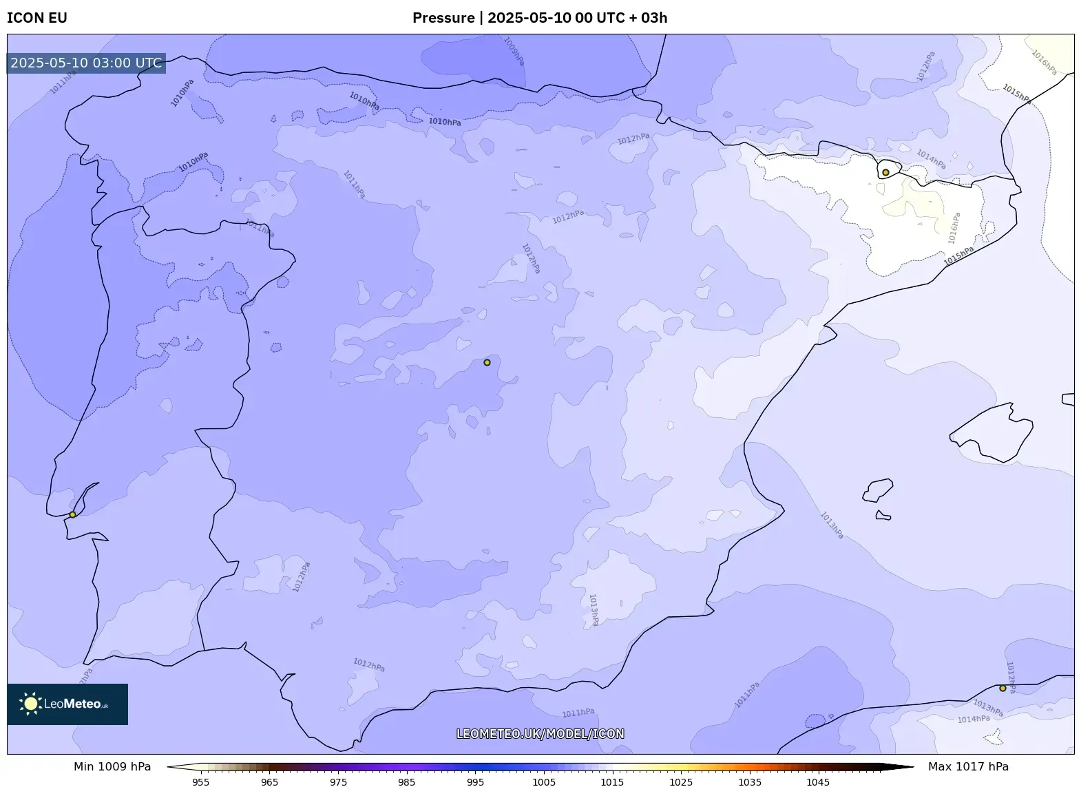 ICON - Spain, Pressure ICON - Spain, Pressure