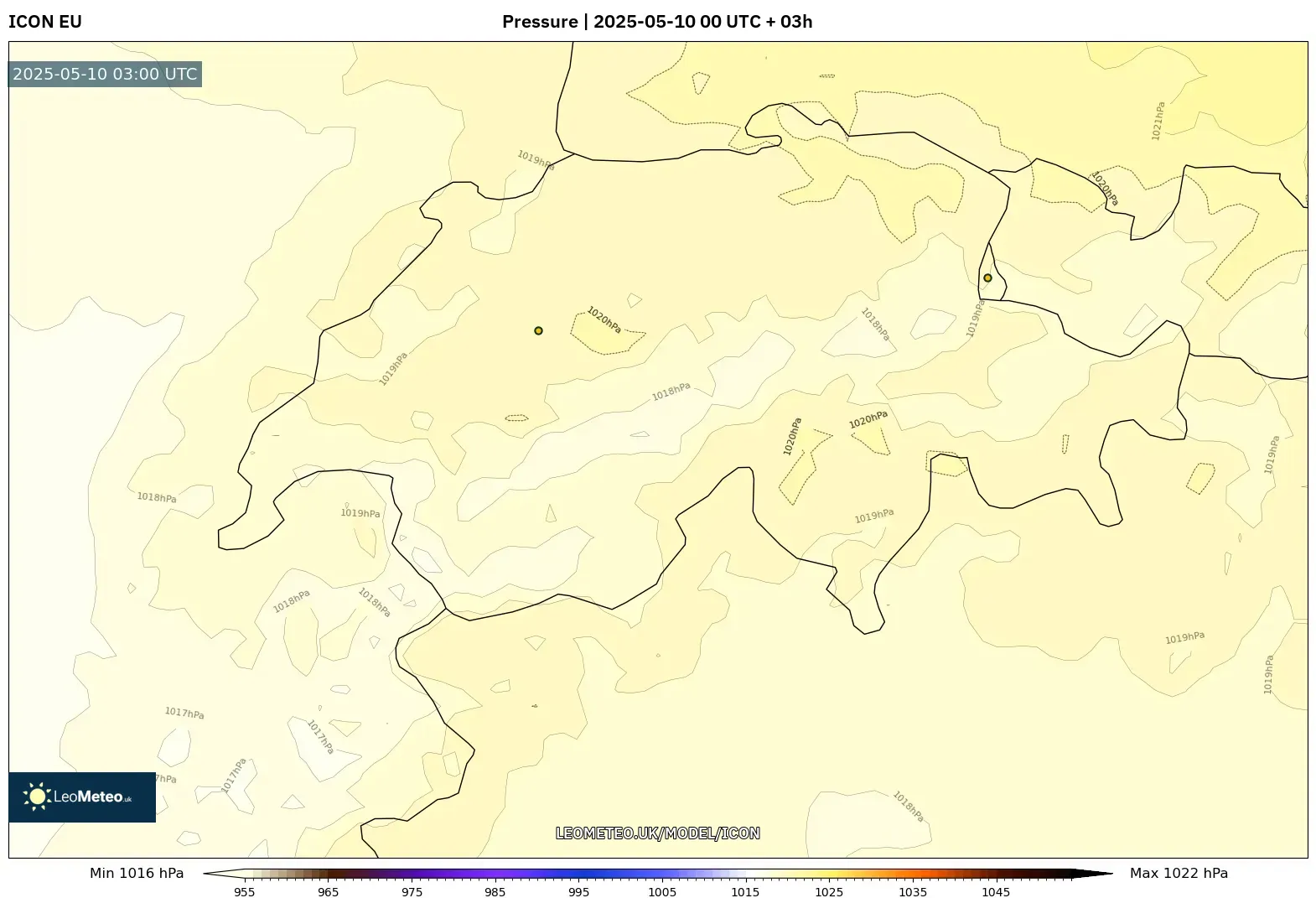 ICON - Switzerland, Pressure ICON - Switzerland, Pressure