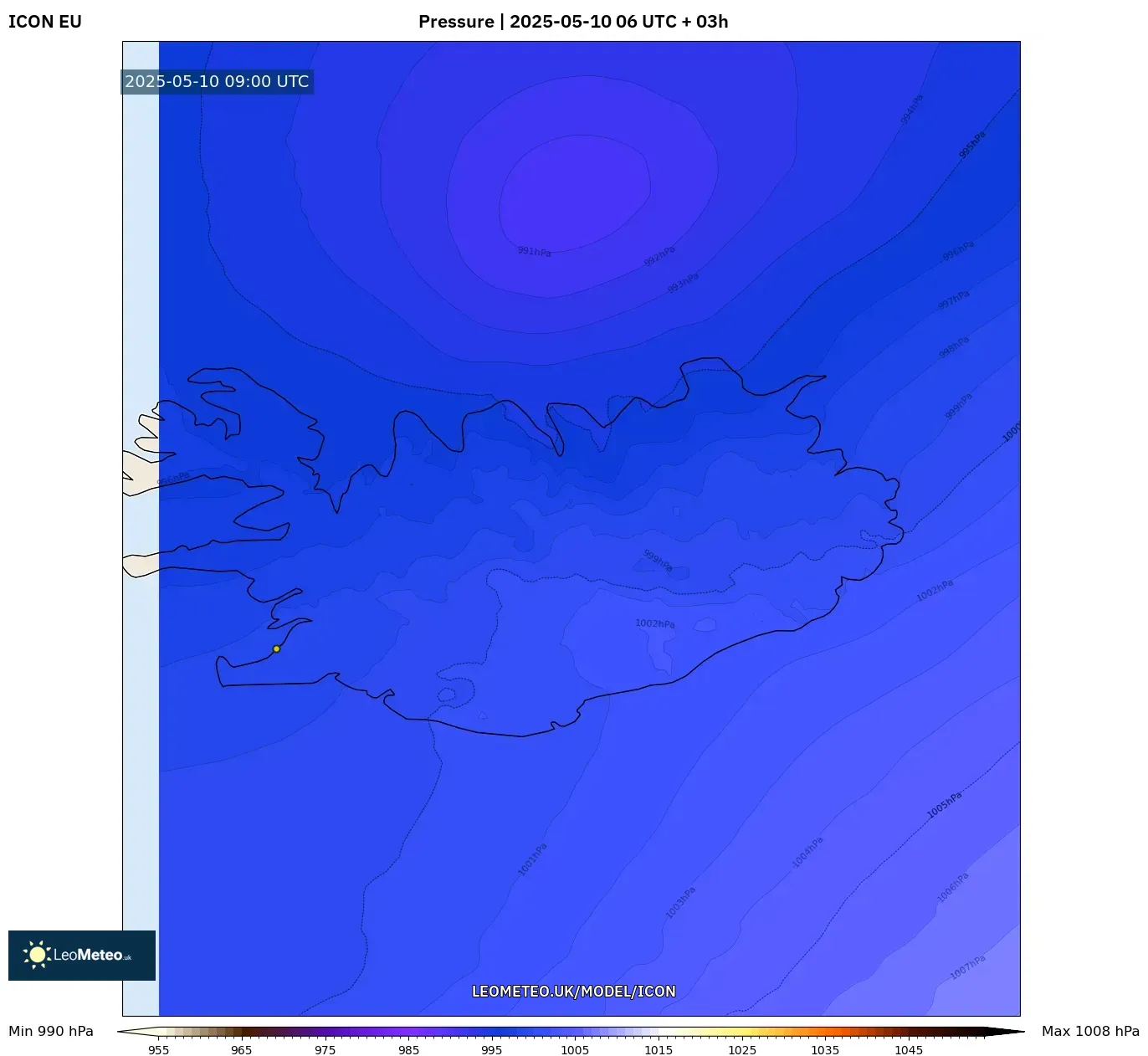 ICON - Iceland, Pressure ICON - Iceland, Pressure