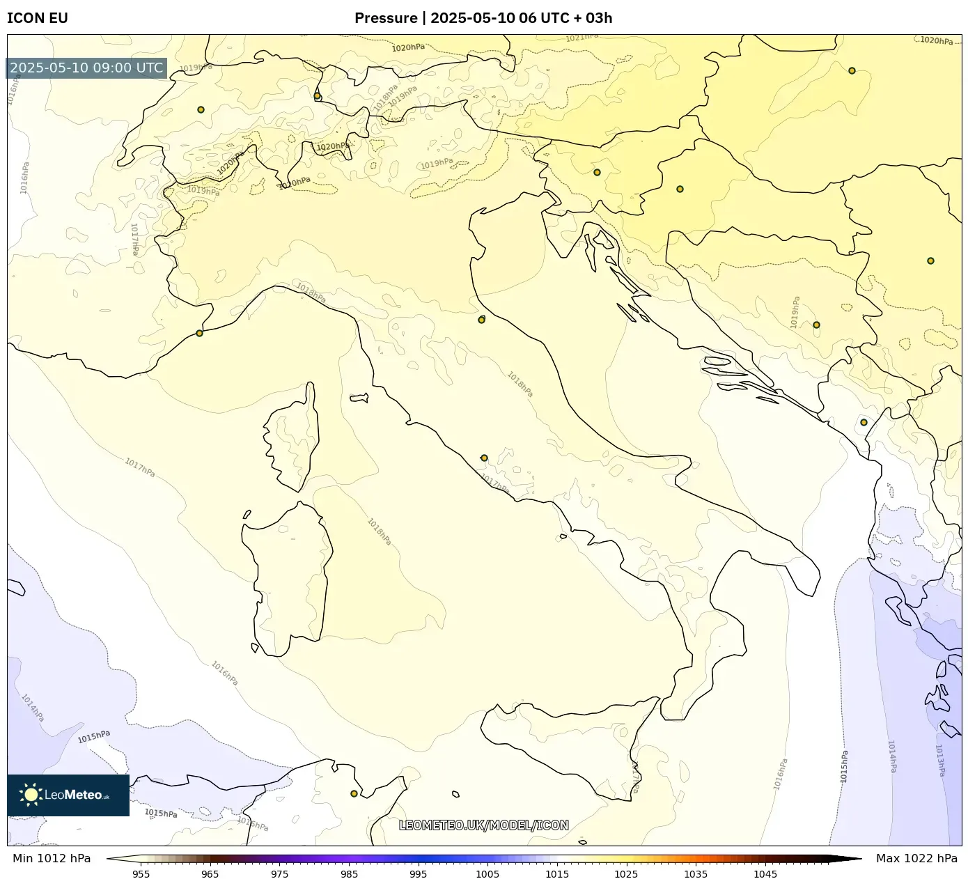 ICON - Italy, Pressure ICON - Italy, Pressure