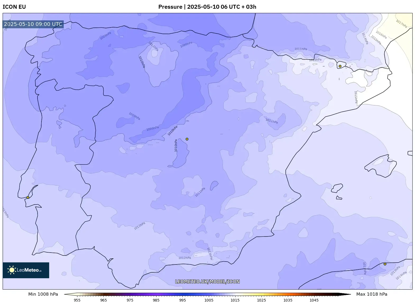 ICON - Spain, Pressure ICON - Spain, Pressure