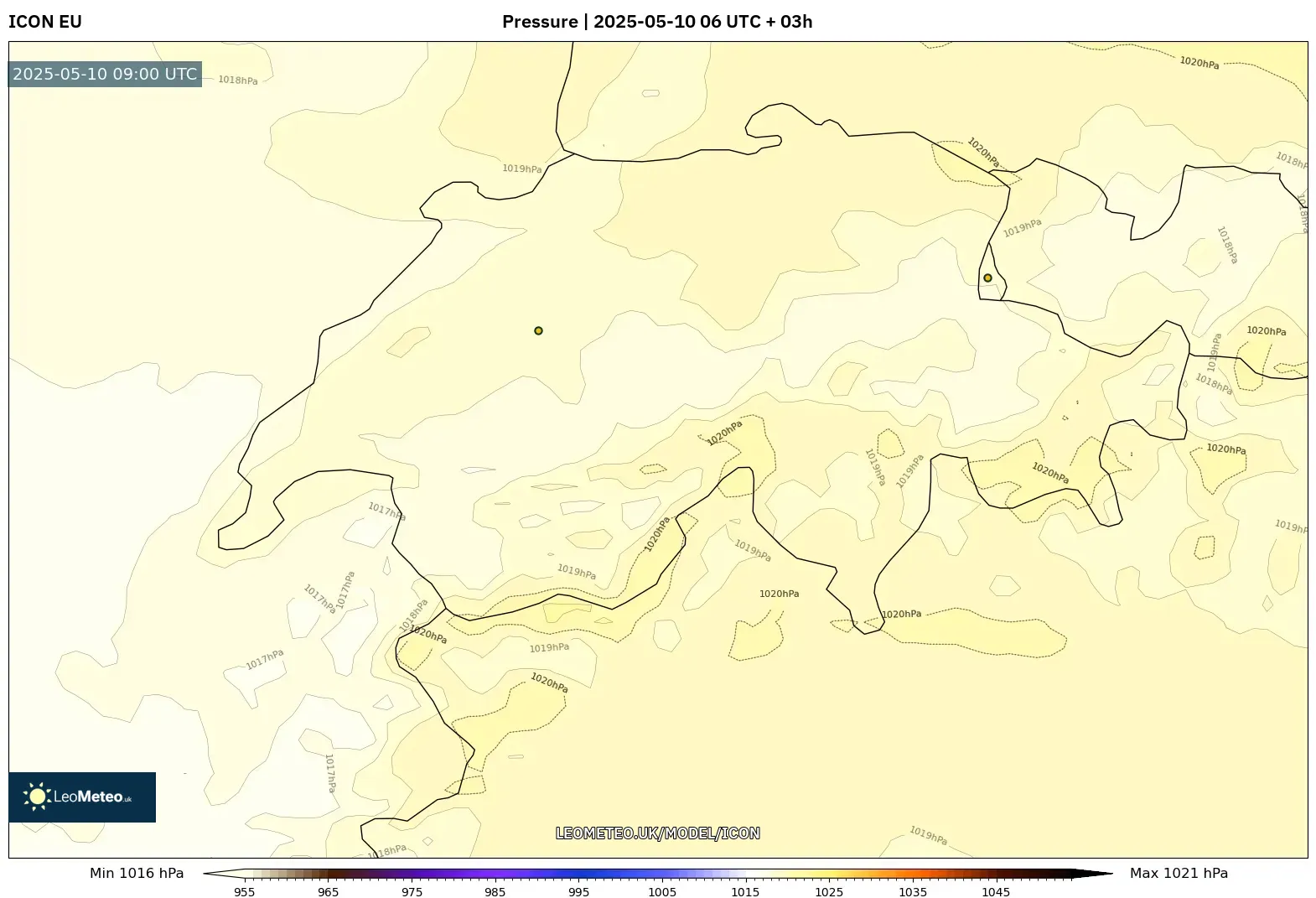 ICON - Switzerland, Pressure ICON - Switzerland, Pressure