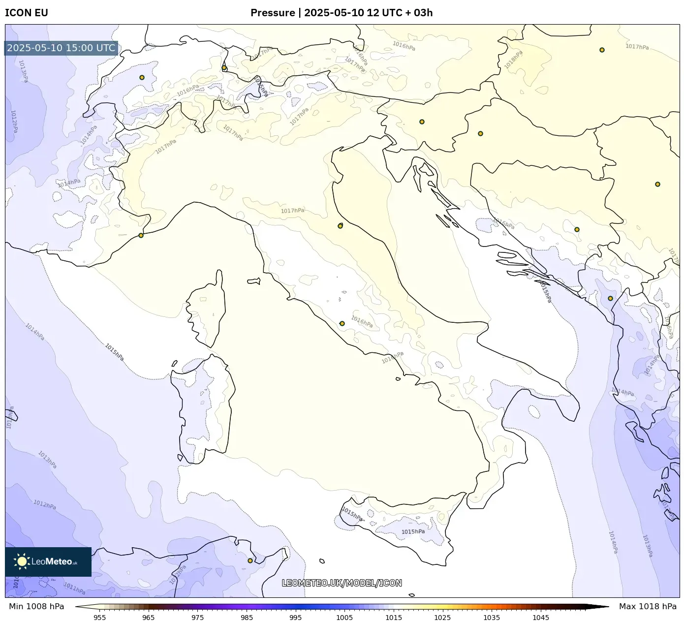 ICON - Italy, Pressure ICON - Italy, Pressure