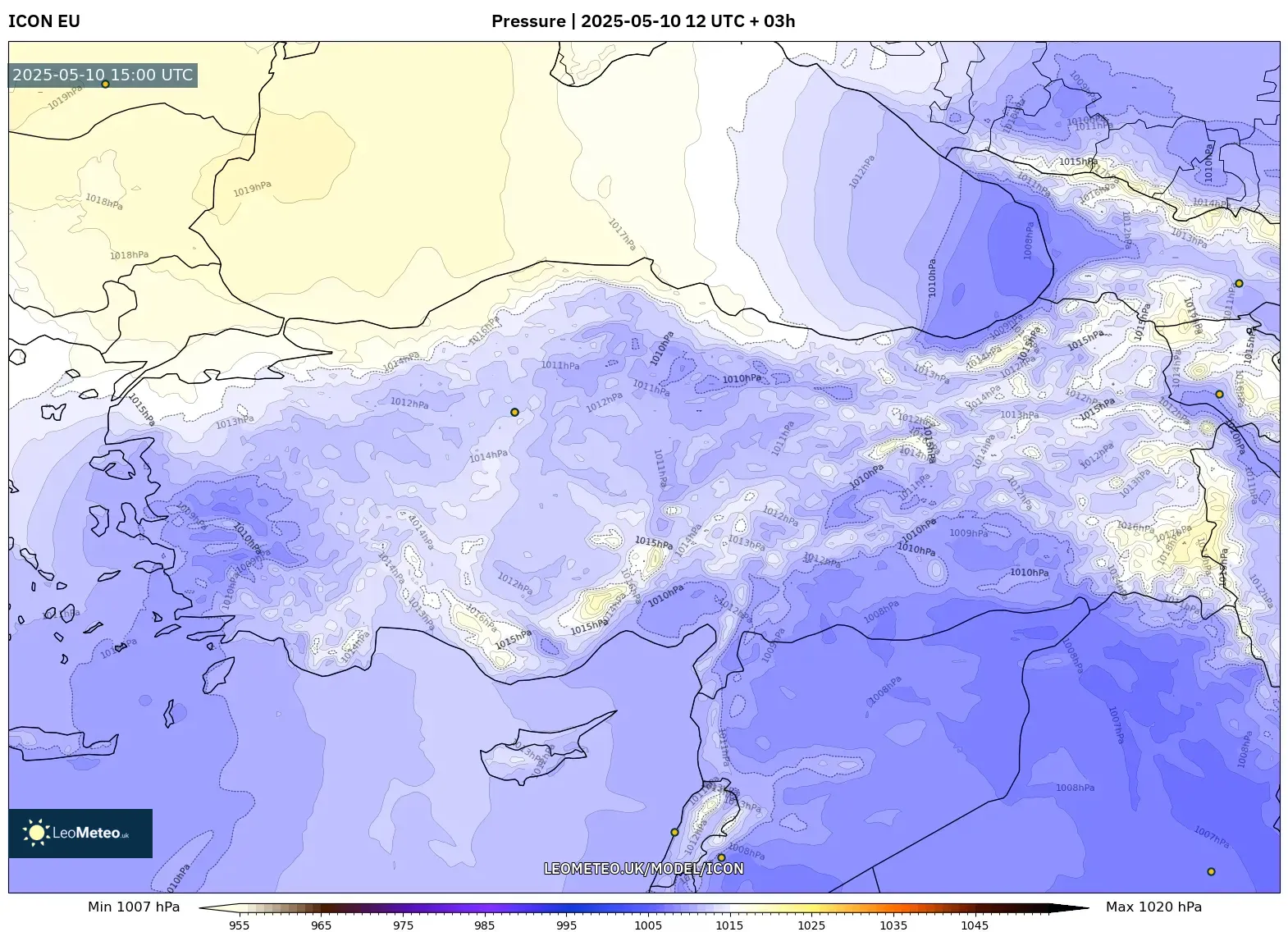 ICON - Turkey, Pressure ICON - Turkey, Pressure