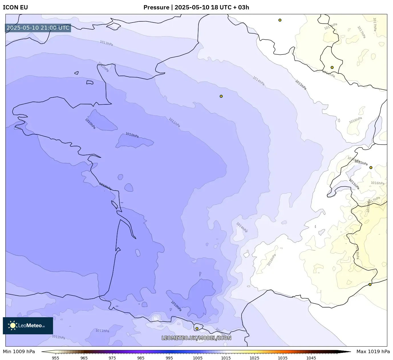 ICON - France, Pressure ICON - France, Pressure