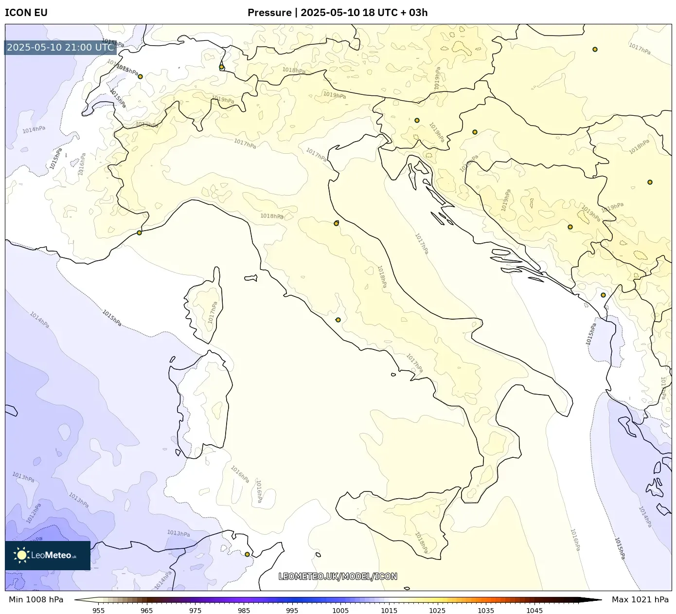 ICON - Italy, Pressure ICON - Italy, Pressure