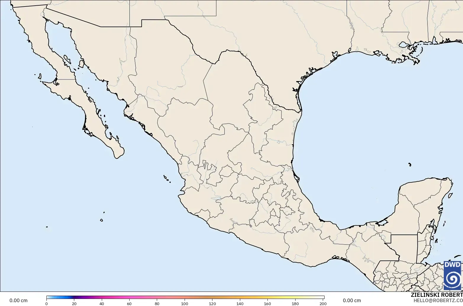 ICON model - Mexico, Snow Depth