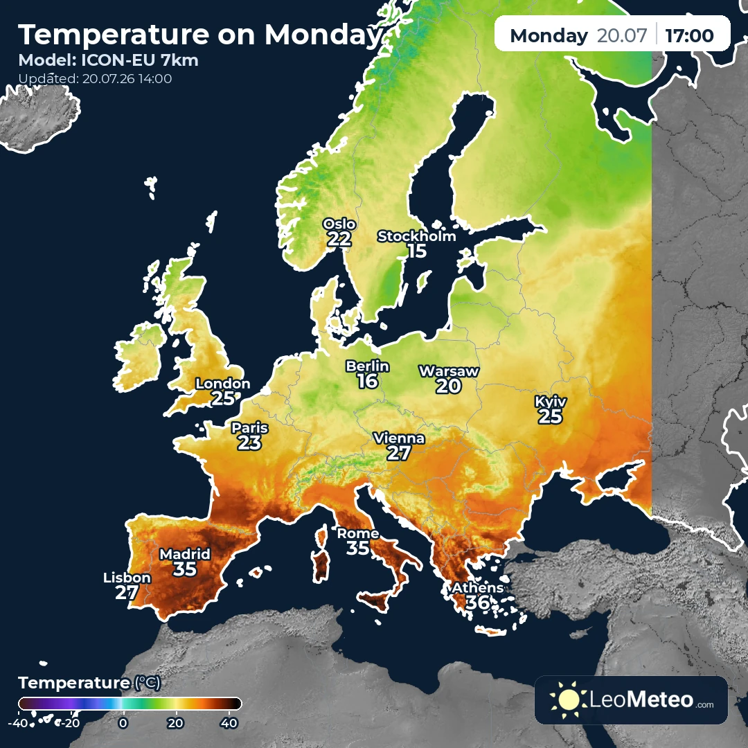 Temperature today